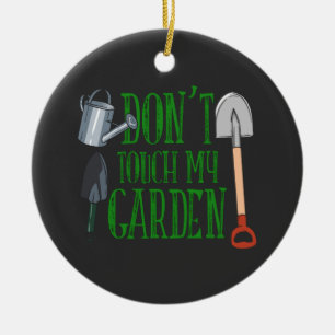 Garden Gardener Gardening Ceramic Ornament