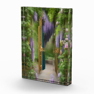 Garden Gate and Wisteria  Acrylic Award