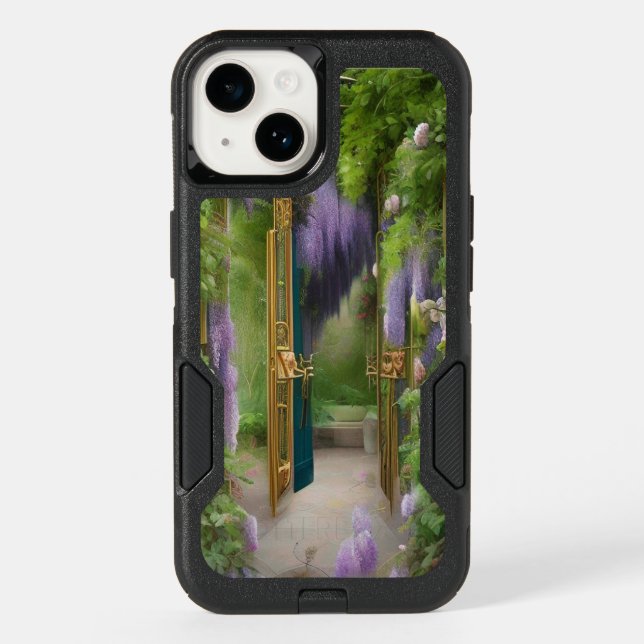 Garden Gate and Wisteria  Otterbox iPhone Case (Back)