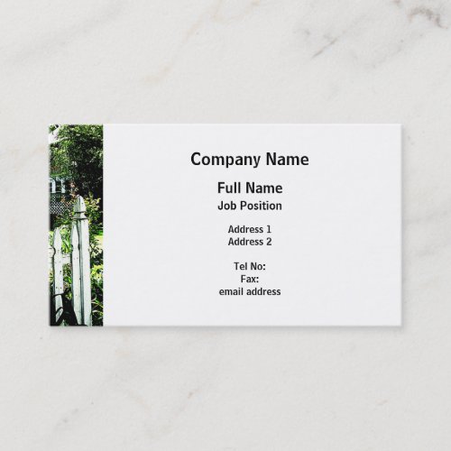 Garden Gate Business Cards