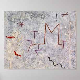 Garden Gate K Paul Klee Poster