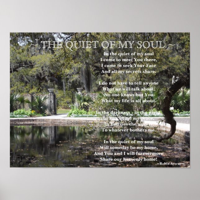 GARDEN GATE POEM POSTER (Front)