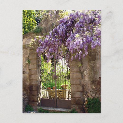 Garden Gate Postcard