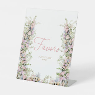 Garden Girl Baby Shower Favors Sign