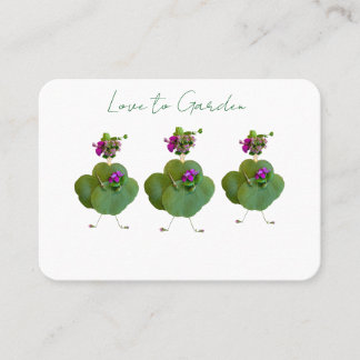 Garden Girl Business Card