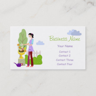 Garden Girl Business Cards