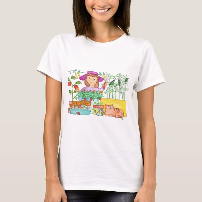 Garden Girl T-Shirt (Front)