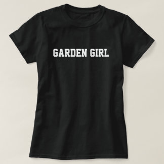 Garden Girl Typography T-shirt
