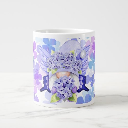 Garden Gnome 4 purple Giant Coffee Mug