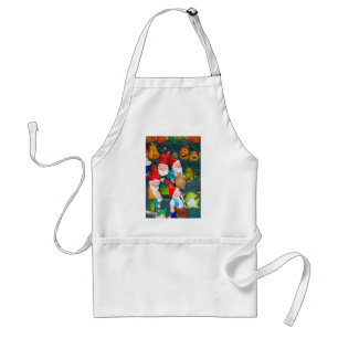 Garden gnome adult apron