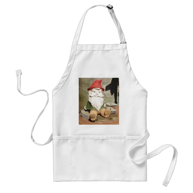 Garden Gnome Adult Apron (Front)
