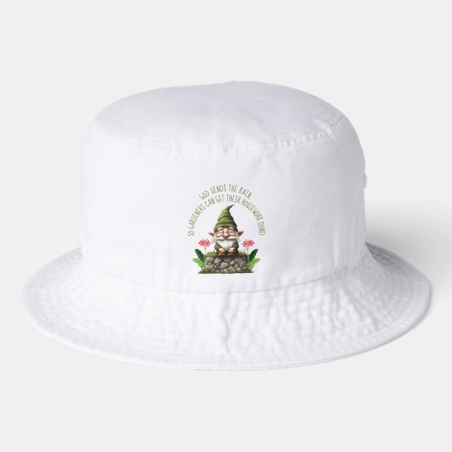 Garden Gnome Bucket Hat (Front)