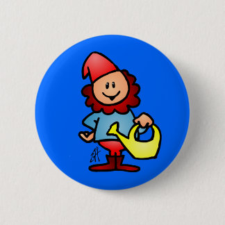 Garden gnome button