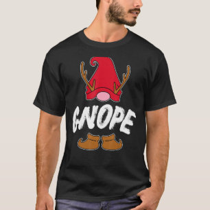 Garden Gnome Gnope Tomte Scandinavian Sweden Nope  T-Shirt