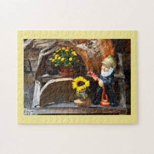Garden gnome jigsaw puzzle