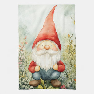 Garden Gnome Kitchen Towel