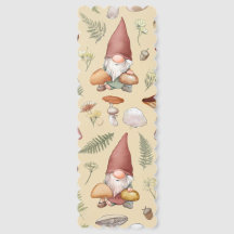 Garden Gnome Mushroom Bookmark