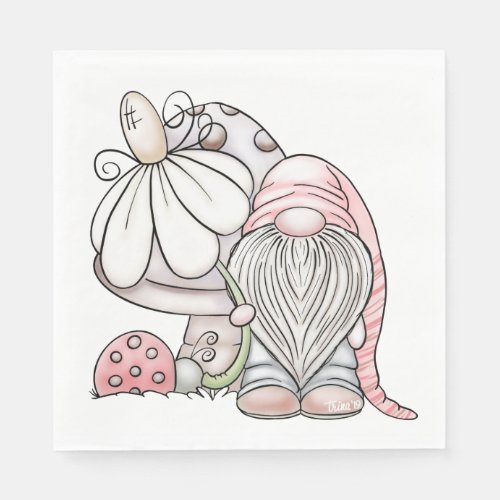 Garden Gnome Napkins