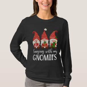 Garden Gnome Pajamas Christmas Hanging With My Gno T-Shirt