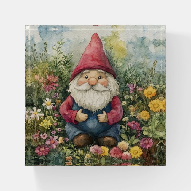 Garden Gnome Paperweight (Front)