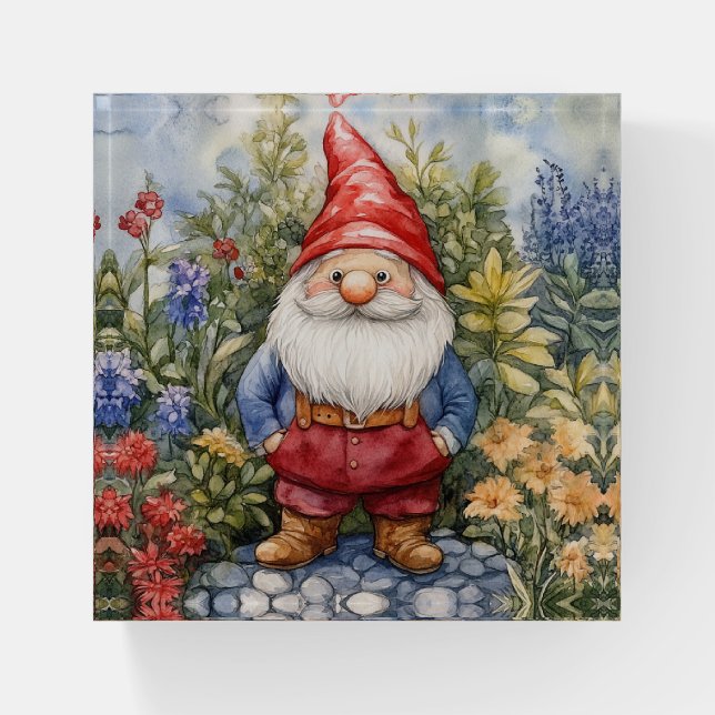 Garden Gnome Paperweight (Front)