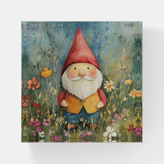 Garden Gnome Paperweight (Front)