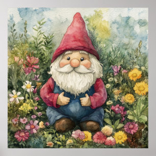 Garden Gnome Poster