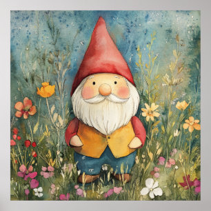 Garden Gnome Poster