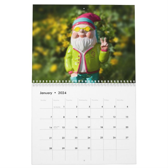 Garden Gnomes 2023 Calendar | Zazzle
