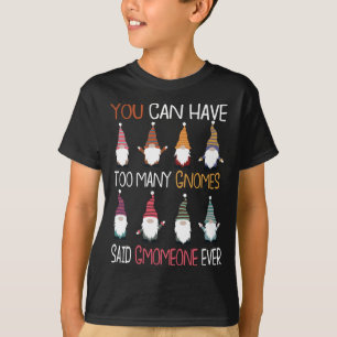 Garden Gnomes Gnome Lover Funny Gnome Gardening T-Shirt