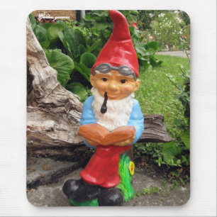 Garden gnomes mouse pad