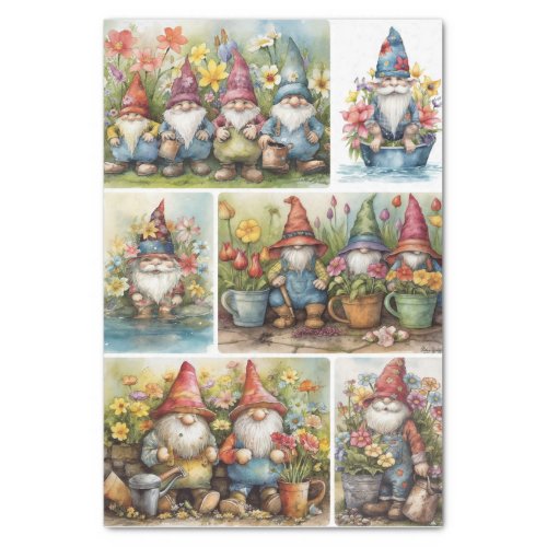 Garden Gnomes  Tissue Paper