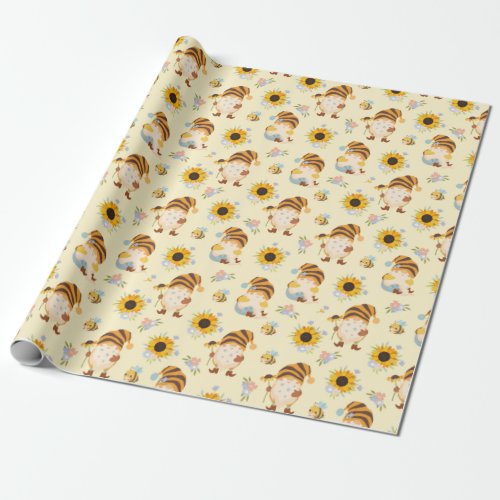 Garden Gnomes Wrapping Paper
