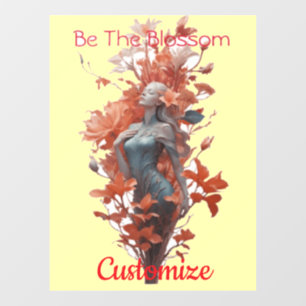 Garden Goddess Blossom Thunder_Cove Window Cling