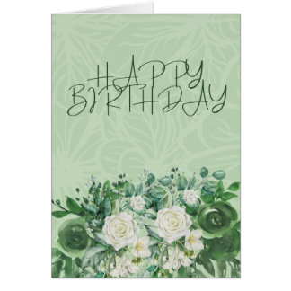 Garden Green Blooms Cards