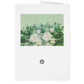 Garden Green Blooms Cards (Back)
