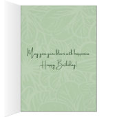 Garden Green Blooms Cards (Inside (Right))