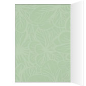 Garden Green Blooms Cards (Inside (Left))