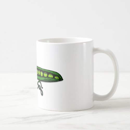 Garden Green Pea Pods Coffee Mug