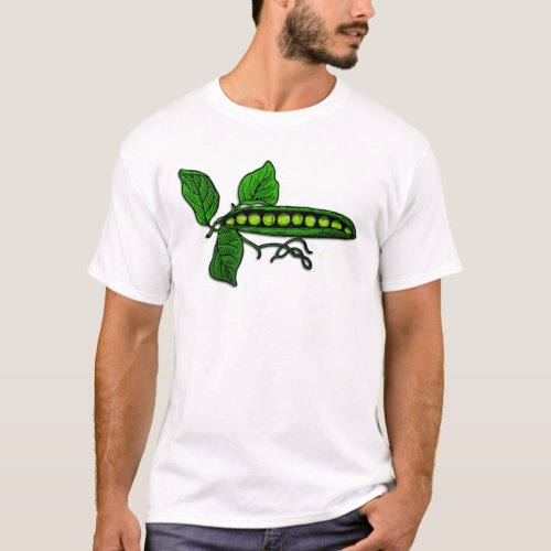 Garden Green Pea Pods T_Shirt