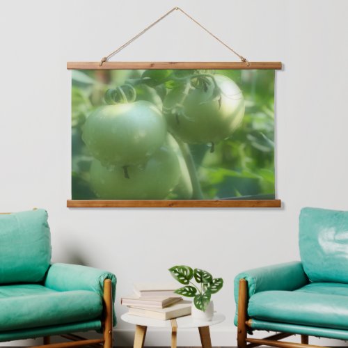 Garden Green Tomatoes Nature  Hanging Tapestry