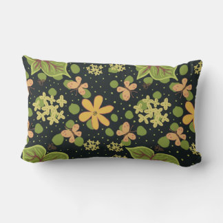 garden greens lumbar pillow