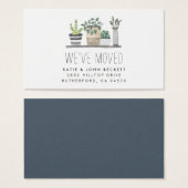 Garden Grown | Moving Announcement Insert Cards (Front & Back)