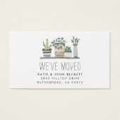 Garden Grown | Moving Announcement Insert Cards (Front)