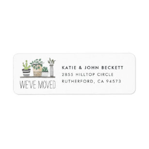 We Have Moved Return Address Labels | Zazzle