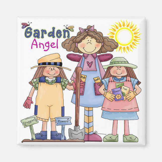 GARDEN Guardian Angel by SRF Magnet (Front)