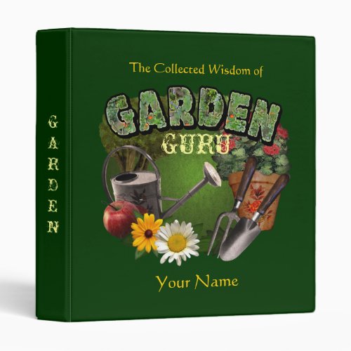 Garden Guru 3 Ring Binder