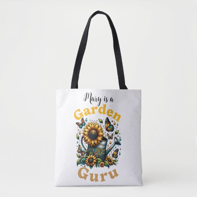 Garden Guru Sunflower Tote Bag (Front)