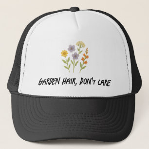 Garden Hair, Don't Care Trucker Hat