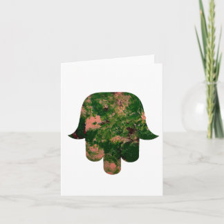 Garden Hamsa Balloon Painting Studio Art  Holiday Card